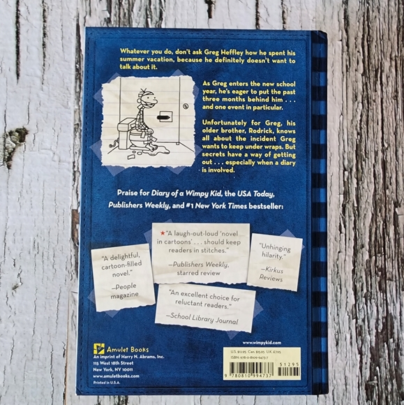 3/$25 Diary of a Wimpy Kid Rodrick Rules, BOOK 2 - Picture 2 of 6